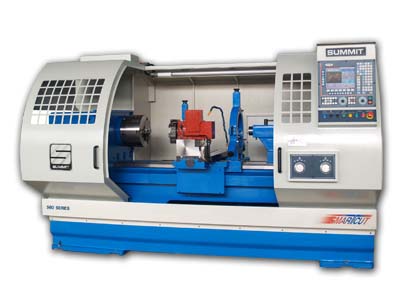 SUMMIT SmartCut 24 -4 x 120 CNC Lathe, Fagor 8055i Control, NEW