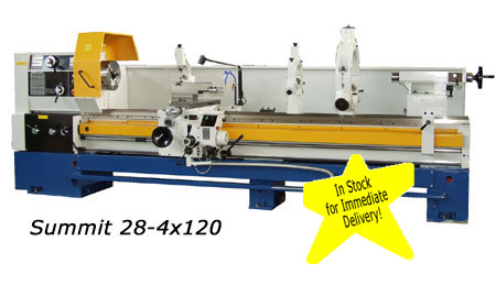 SUMMIT 28 x 160 B Lathe, NEW (no 4J chuck)