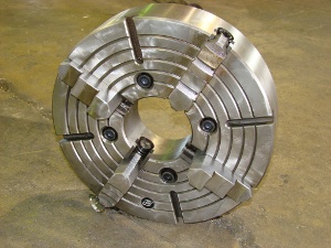 4-JAW CHUCK, IMPORT, 16 diameter, A1-8 MOUNT, 4-3/4 bore, New
