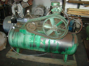 5 HP, SPEEDAIRE, #3Z492A, 70 gallon tank (horz)
