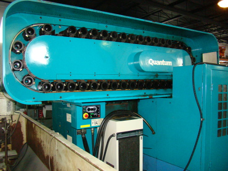 42 X, 24 Y, 25.6 Z, KASUGA, Q-1000VS, #50, 40 ATC, 30 HP, 12K, Fanuc 18iMB, '01