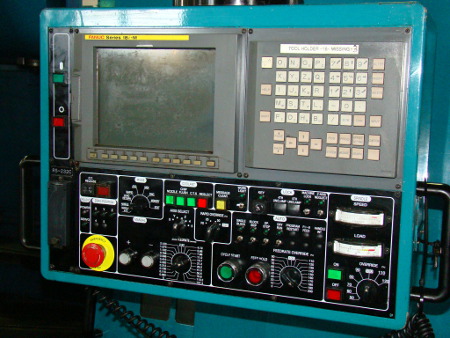 42 X, 24 Y, 25.6 Z, KASUGA, Q-1000VS, #50, 40 ATC, 30 HP, 12K, Fanuc 18iMB, '01