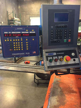 1/4 x 10', ERMAK, #CNCHVR, hyd., 40 CNCBG, Automec CNC FG, 15 HP, 2007