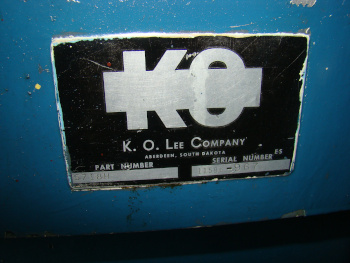 6 x 18 , K O LEE, No. S718H, long. axis hyd., PMC, 1967