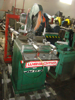 17 , WEGOMA, #SD17S, mitre/compound, semi-automatic, 3 HP (1995)