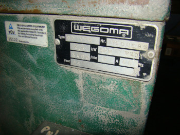 17 , WEGOMA, #SD17S, mitre/compound, semi-automatic, 3 HP (1995)