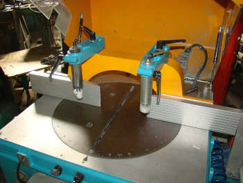 16 , YILMAZ, #ACK420S, mitre, up-acting, semi-automatic, 3 HP (2010)