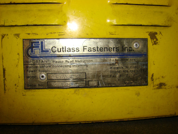 CUTLASS, #Clipper 8, 5/16 ms/ss, 1/4 alum., gun, ground cable