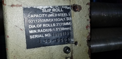 50 x 16 ga., ENCO, #130-5501, powered, floor type