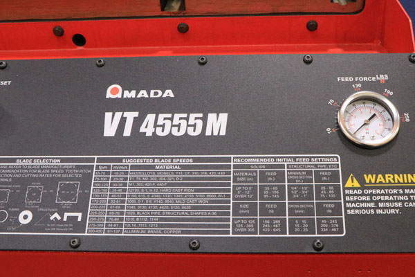 18 x 22 , MARVEL, VT4555M (8-Mark-III), 60 deg tilting column, 1 blade, New