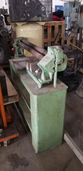 3' x 22 ga., PEXTO, #381-D, 2 rolls, manual, on stand
