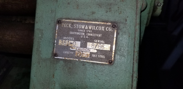 3' x 22 ga., PEXTO, #381-D, 2 rolls, manual, on stand