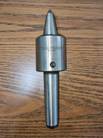 LIVE CENTER, ROYAL, #10694, Quad bearing, HS (12000 rpm), carbide tipped, #4MT