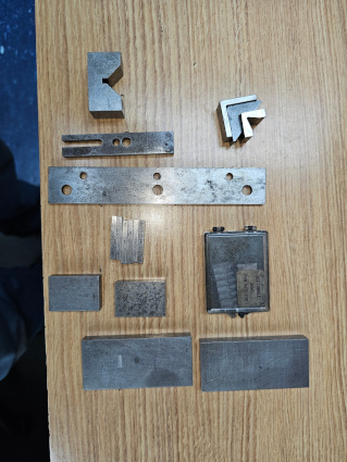 GRIND-ALL, HARIG, No 1, with V block, case, assorted tools