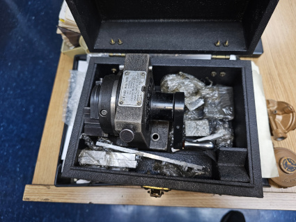 GRIND-ALL, HARIG, No 1, with V block, case, assorted tools