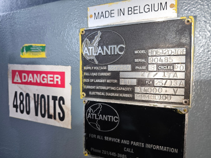 120 Ton, ATLANTIC, HDE 120-10-8, hydraulic, 10' OA, 8'6 BH, 2000