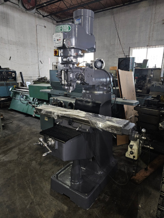 No. L-2V, MANFORD, 9 x 49 table, DRO, PF-X, 3 HP, 2018