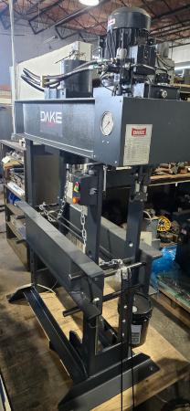100 Ton, DAKE, #1EM-100, 15.75 Str, 35 DLO, hydraulic, 5.5 HP, manual/elec, NEw