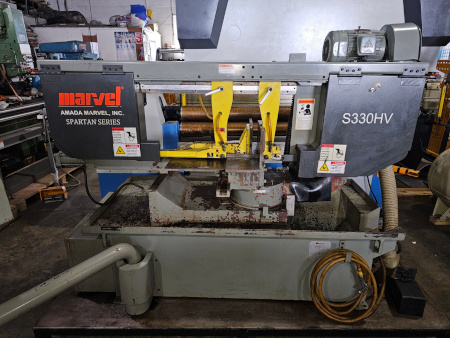 12 x 18 AMADA Marvel, #S330HV, 13 round, semi-automatic, swivel head, 2020
