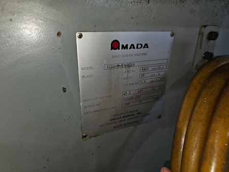 12 x 18 AMADA Marvel, #S330HV, 13 round, semi-automatic, swivel head, 2020