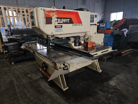 30 Ton, STRIPPIT, #3030, 1-1/4 & 3-1/2 holders, gauging, tooling, 1990