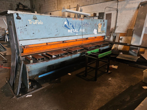 1/4 x 12', TRU-FAB (WYSONG), No. S-1225, hyd., 36 PFOBG, 10 HP, 1995
