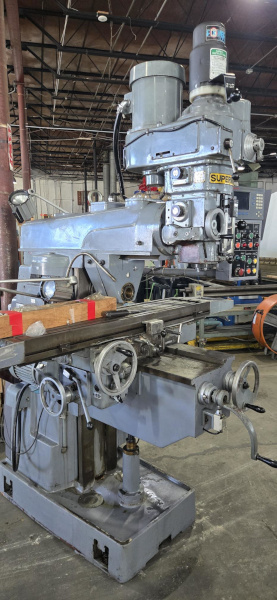 SUPERMAX, #YCM-2GS, #40 horz. spindle & turret head, auto feed, DRO, 1994