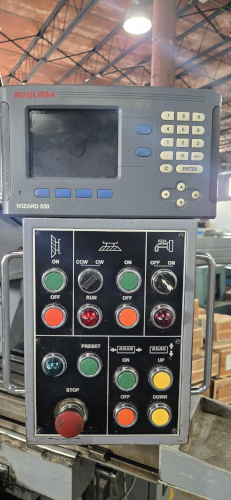 SUPERMAX, #YCM-2GS, #40 horz. spindle & turret head, auto feed, DRO, 1994