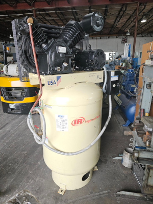10 HP, INGERSOL RAND, #2545K10V, 120 gal tank, 230/460/3/60 (vert), 2023