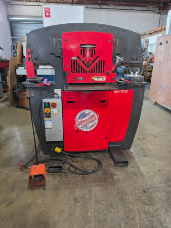 EDWARDS 100 Ton, 6 x 6 x 1/2 , 7.5 HP, 241 tool holder, 2017