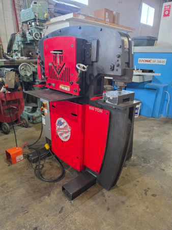 EDWARDS 100 Ton, 6 x 6 x 1/2 , 7.5 HP, 241 tool holder, 2017